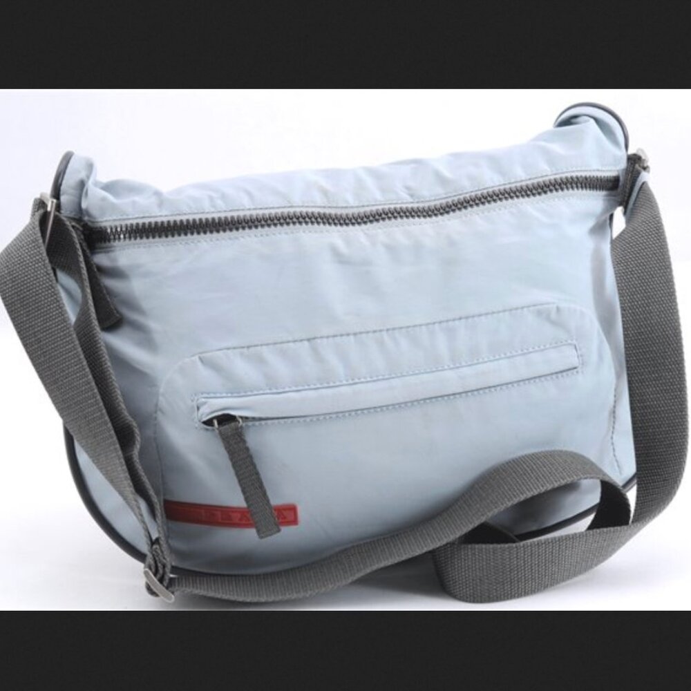 Prada Sport Blue Nylon Crossbody Bag - ADDITIONAL PHOTOS